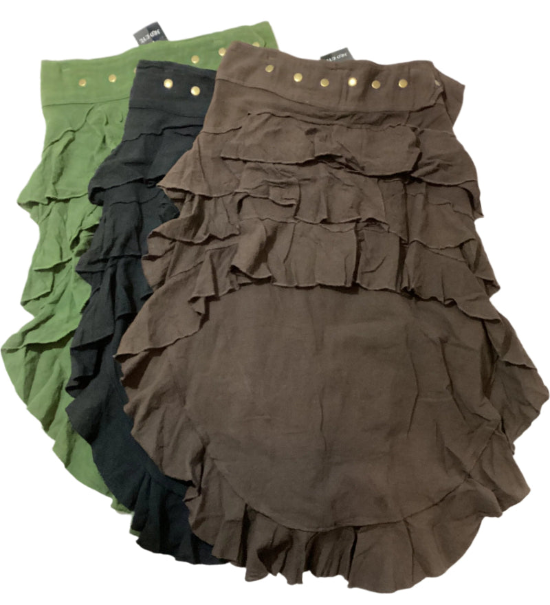 Ladies Dip Hem Festival BoHo Pixie Skirt Size Small-Hand Picked Imports