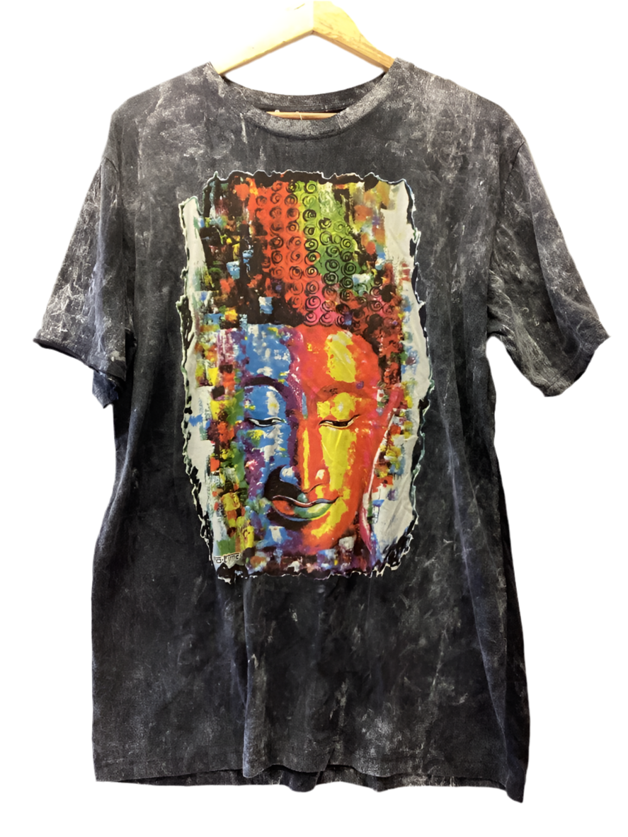 XXL Buddha Design Men's/ Ladies /Unisex Cotton T-Shirt-Hand Picked Imports