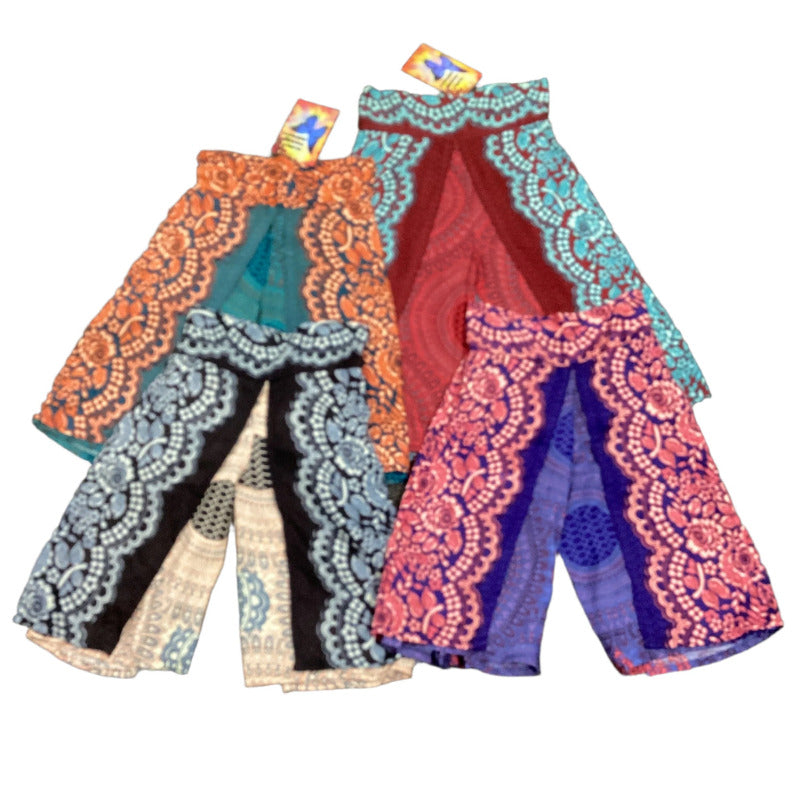 Girls Rayon Hippie Pants 5 sizes 6 months to 7 years (Copy)-Hand Picked Imports