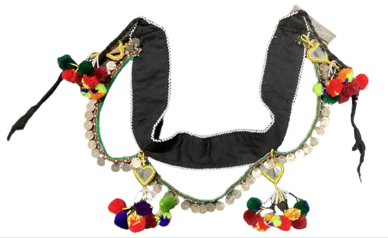 Handmade Colourful Vintage Kuchi Tribal Belly Dance Belt-Hand Picked Imports