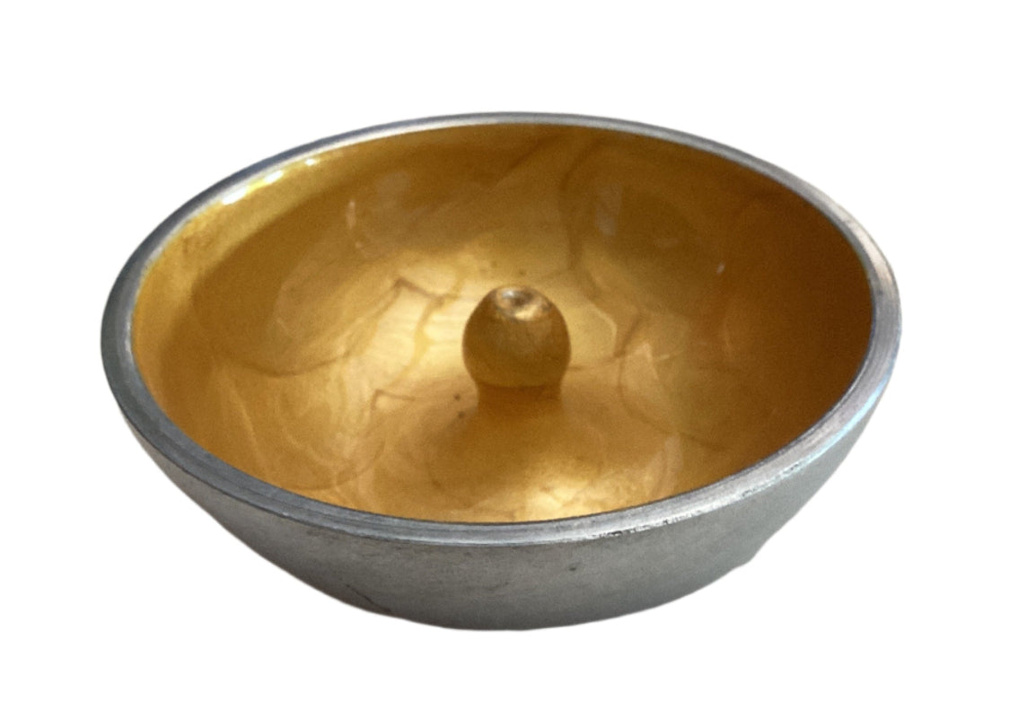 Round Aluminum Incense burners-Hand Picked Imports