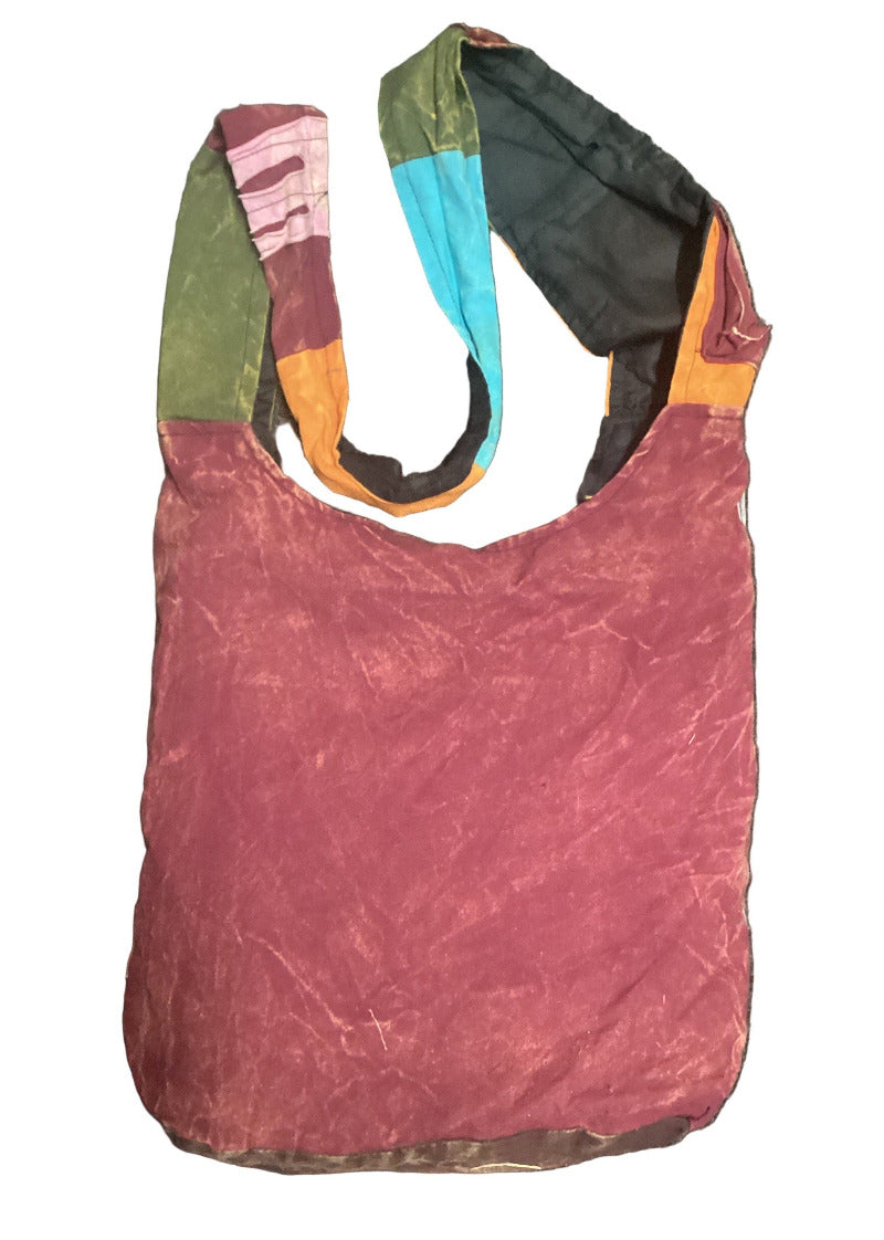 Patchwork Hand Embroidered Hippie Bag Made in Nepal-Hand Picked Imports