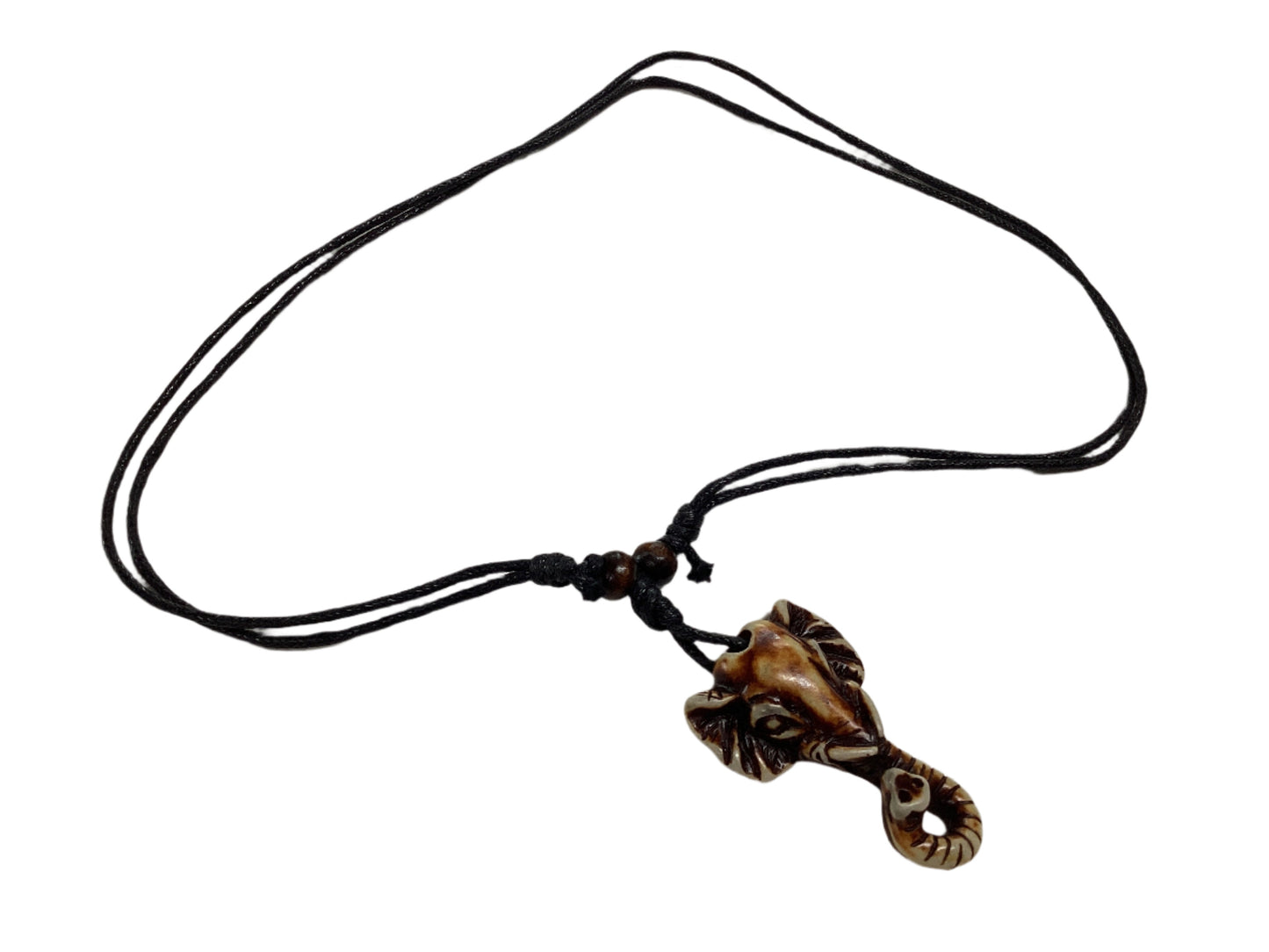 Peace Sign, Cows head White, Cows Head Black, Elephant, adjustable necklaces-Hand Picked Imports