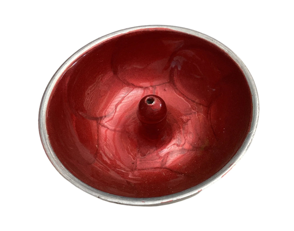 Round Aluminum Incense burners-Hand Picked Imports