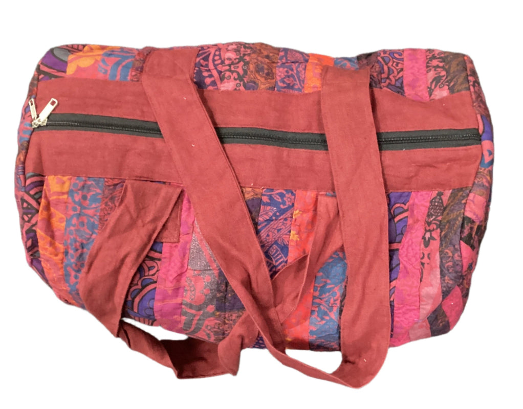 Handmade Cotton Overnight/Duffel Bags.-Hand Picked Imports