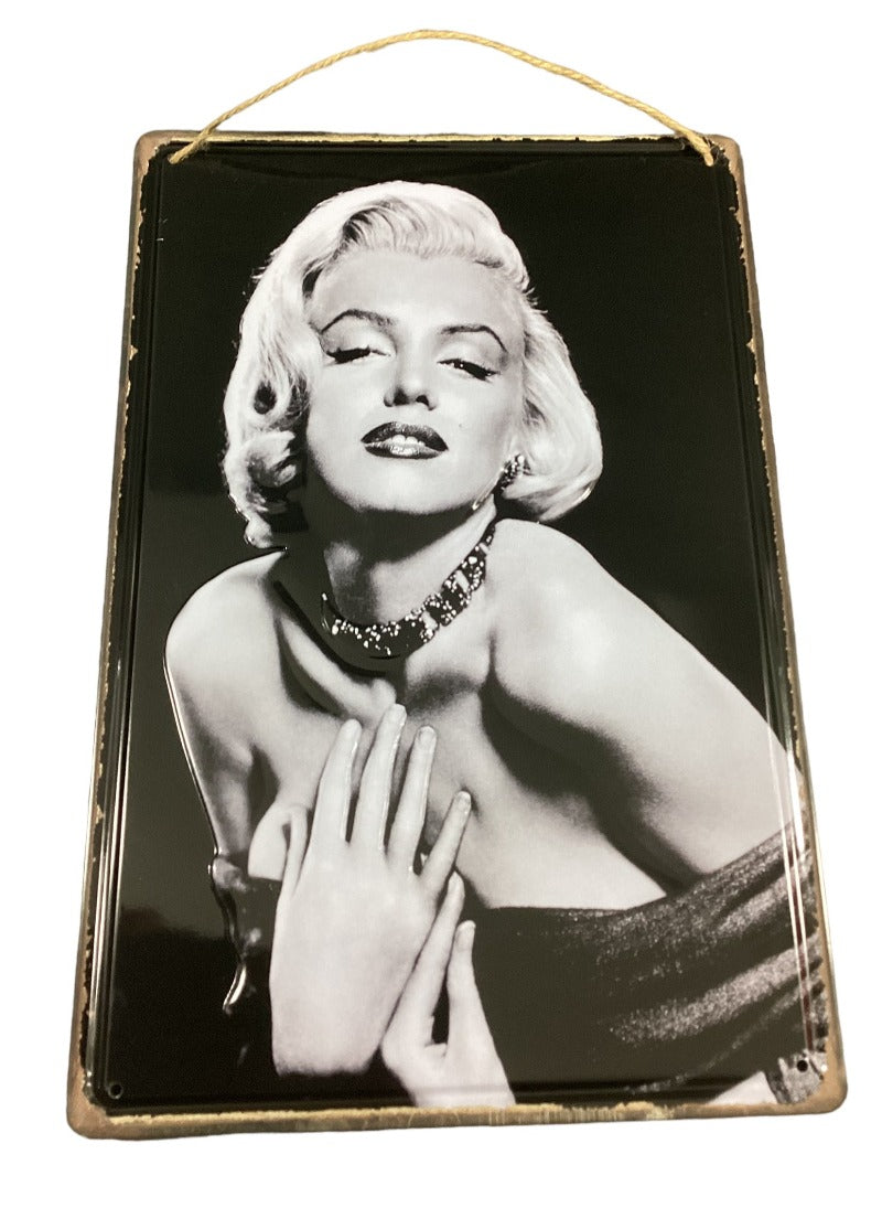 Marilyn Monroe Tin Sign 30 X 20 cm Sold by: Hand Picked Imports-Hand Picked Imports
