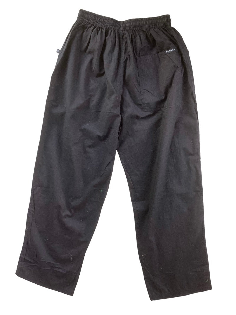 Men's/ Unisex Black Cotton Cargo Pants Medium-Hand Picked Imports