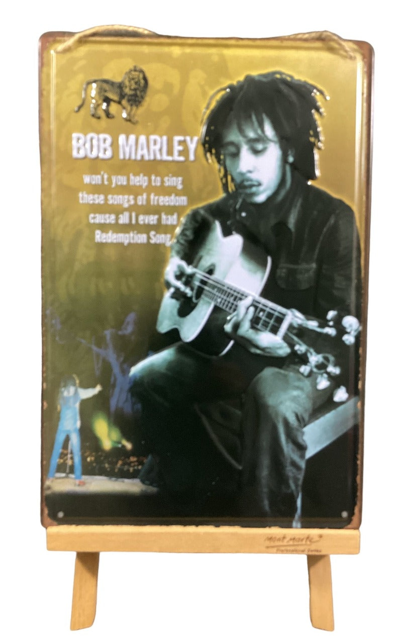 Bob Marley Tin Sign Size: 30 cm x 20 cm-Hand Picked Imports