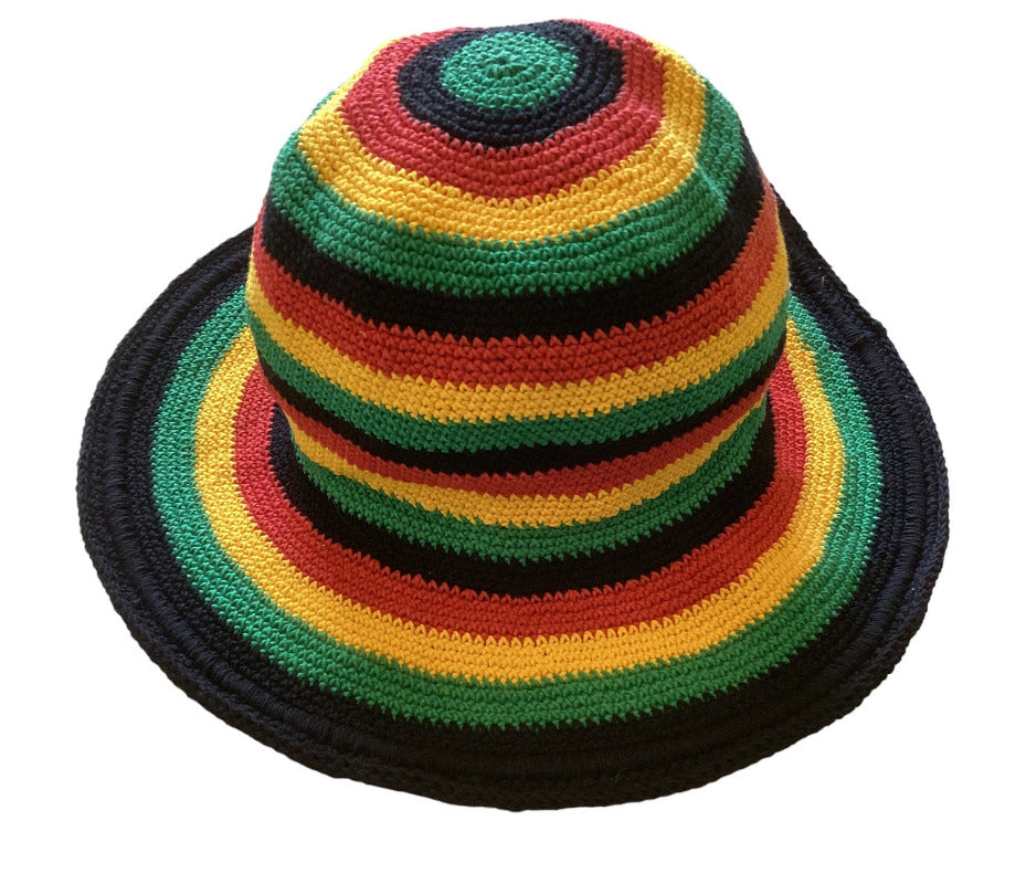 Adult Rasta Festival Fishing BoHo Unisex Hippie Hat-Hand Picked Imports
