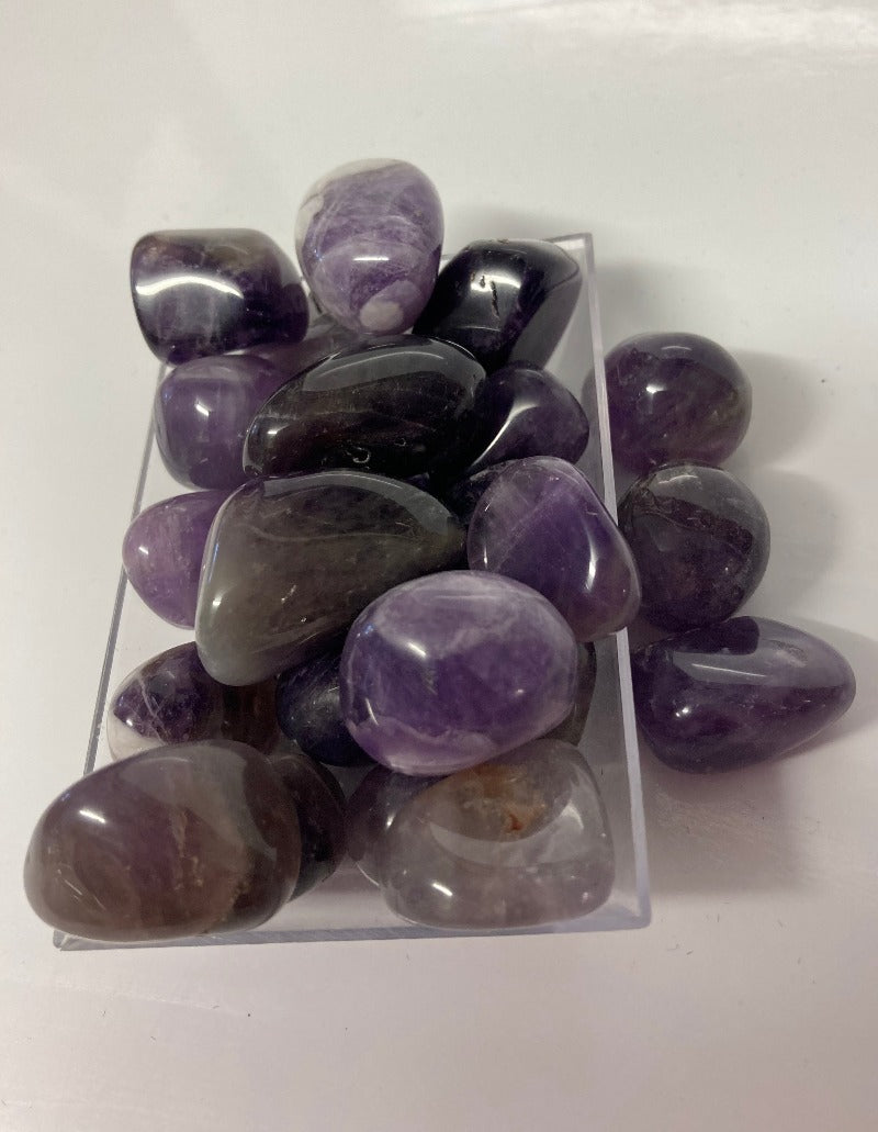 Choose Six Tumble stones/ Crystals + Bag-Hand Picked Imports