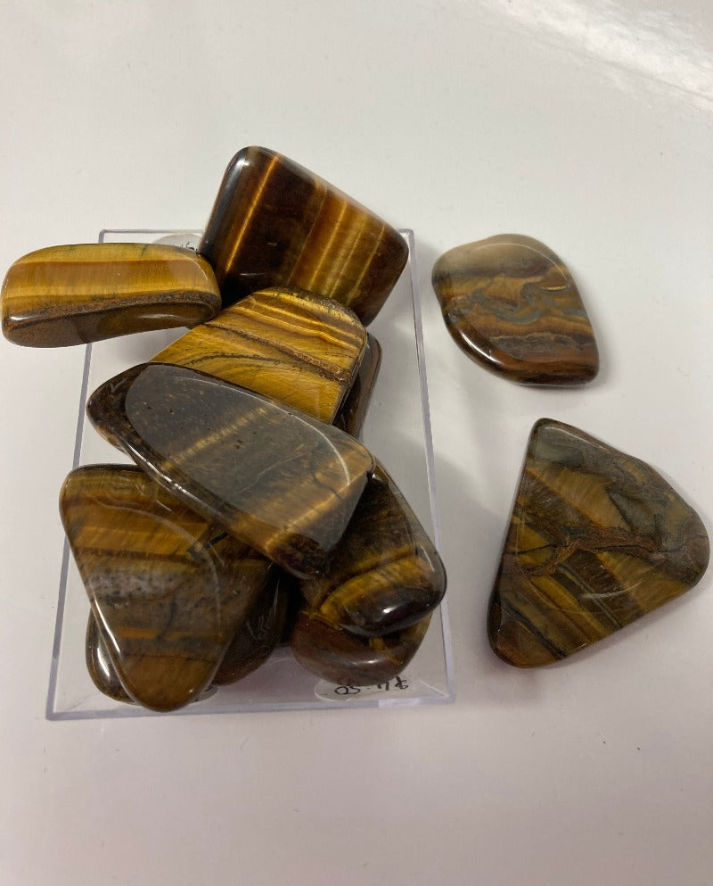 Choose Six Tumble stones/ Crystals + Bag-Hand Picked Imports