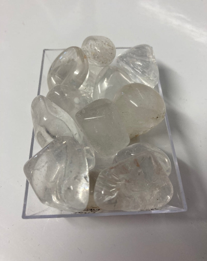 Choose Six Tumble stones/ Crystals + Bag-Hand Picked Imports