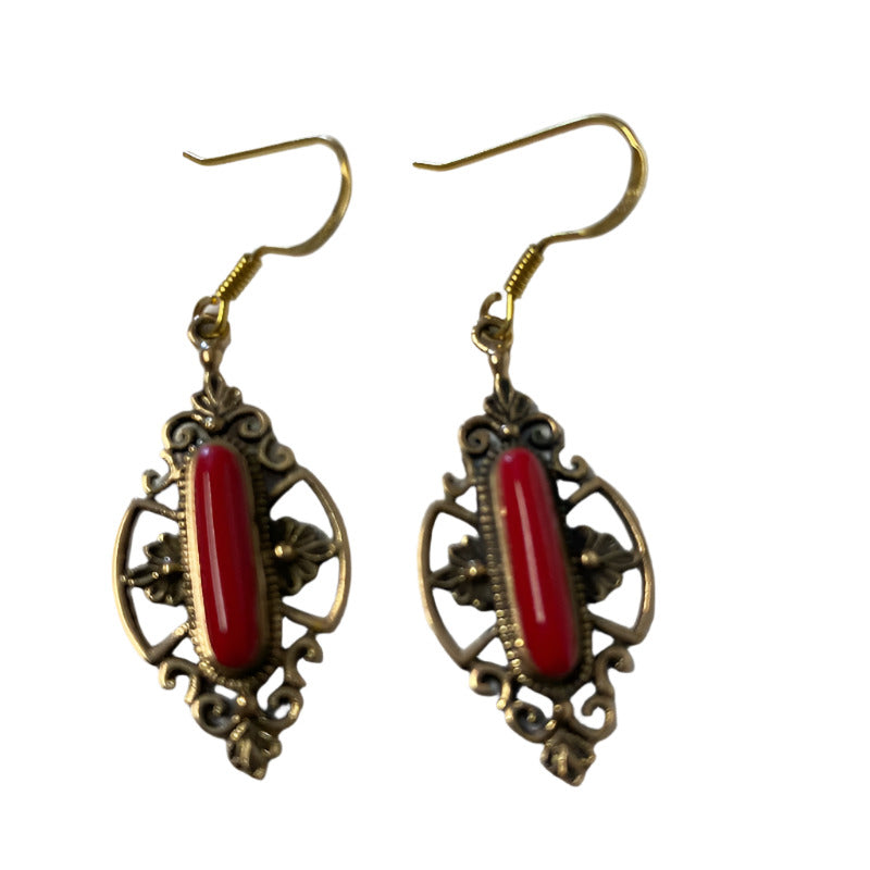 Bo Ho Gypsy Bronze Earrings -Hand Picked Imports