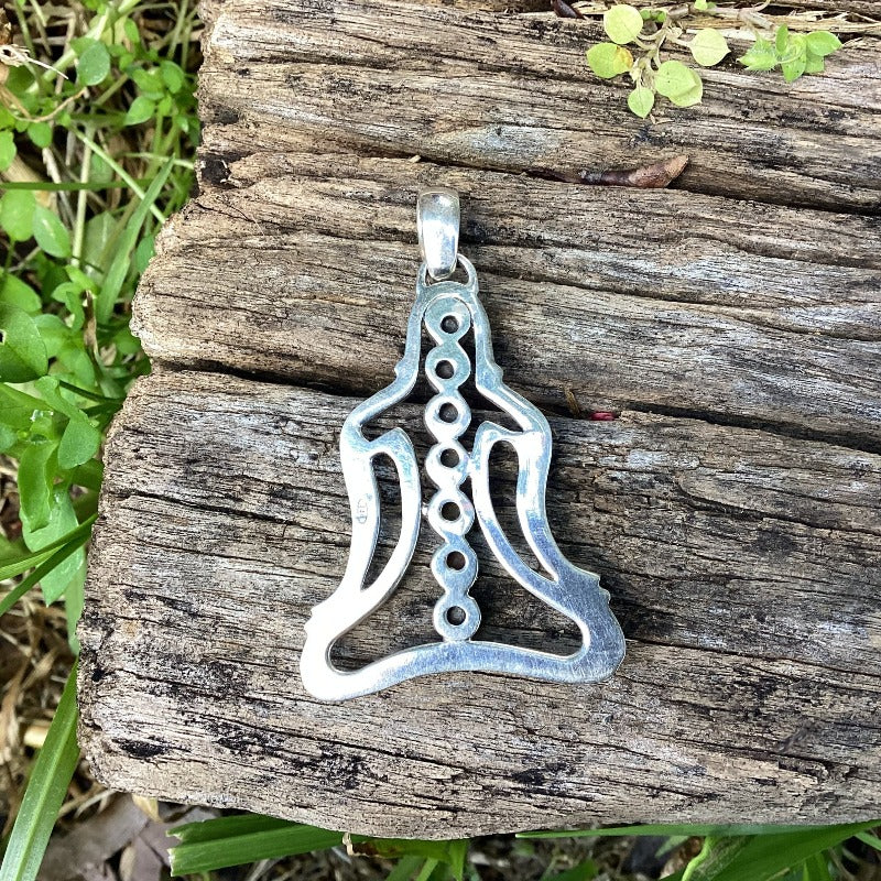 Sterling Silver Yoga/ Meditation Chakra Gem Stone Pendant-Hand Picked Imports