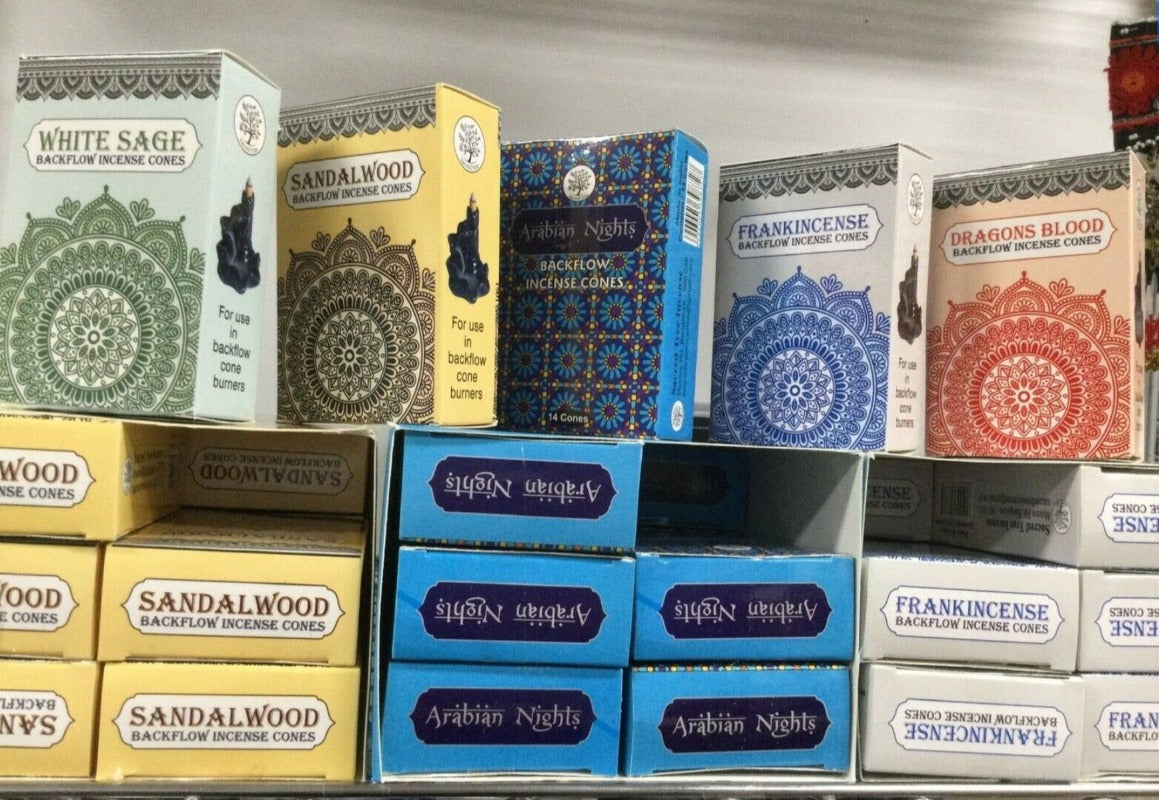 Sacred Tree Back Flow Incense Cones-Hand Picked Imports