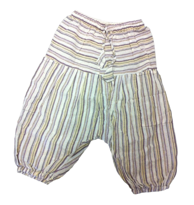 Baby/Toddler Cotton Unisex Hippie Aladdin Pants Fit Ages 1 to3-Hand Picked Imports