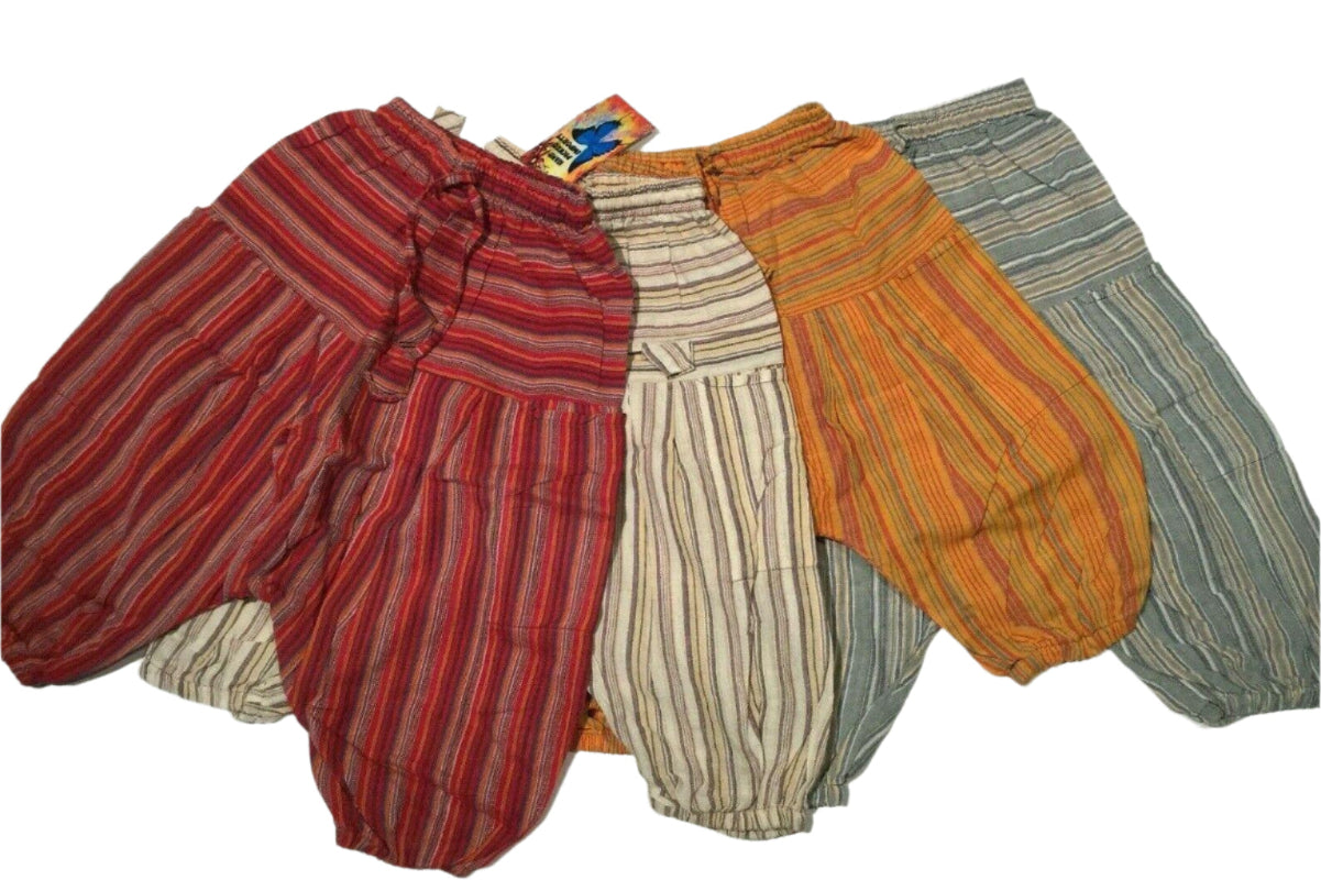 Baby/Toddler Cotton Unisex Hippie Aladdin Pants Fit Ages 1 to3-Hand Picked Imports
