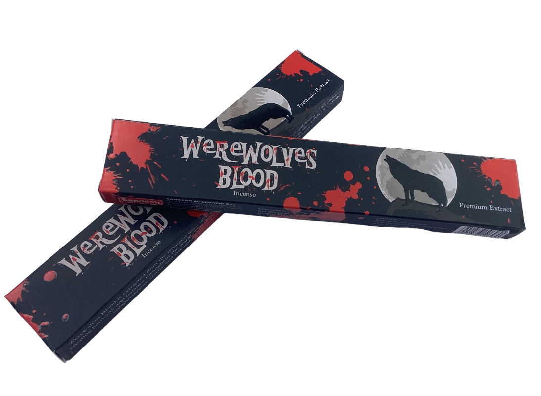 One Packet of Werewolves Blood Incense Sticks 15g 14 sticks-Hand Picked Imports