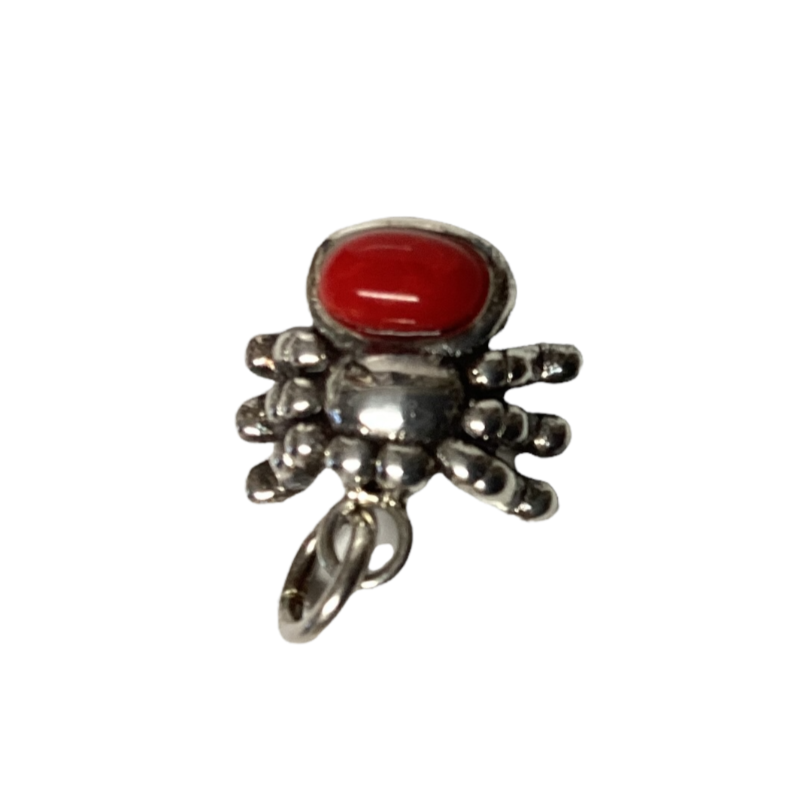 Sterling Silver Spider Pendant/charms-Hand Picked Imports