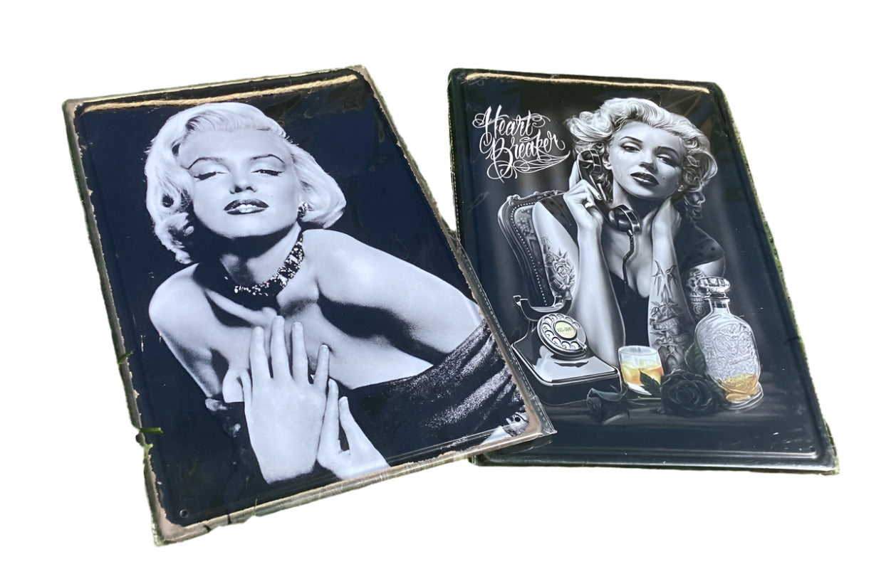 Marilyn Monroe Tin Sign 30 X 20 cm Sold by: Hand Picked Imports-Hand Picked Imports