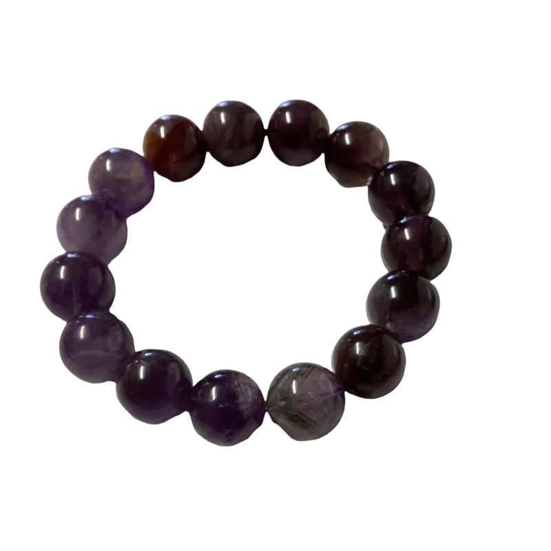 Semi-precious Amethyst Crystal Bracelet-Hand Picked Imports