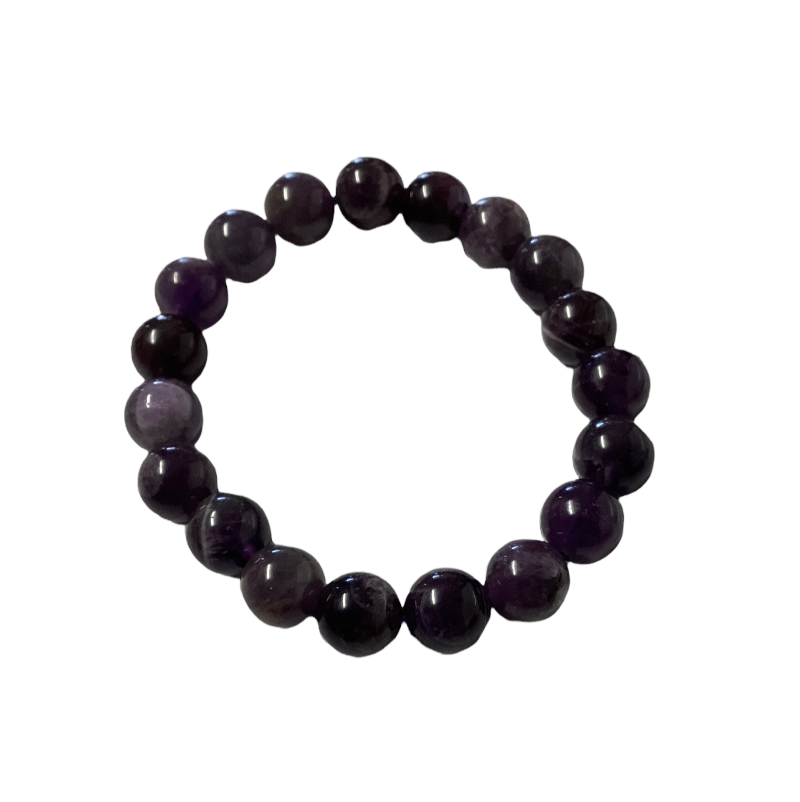 Semi-precious Amethyst Crystal Bracelet-Hand Picked Imports