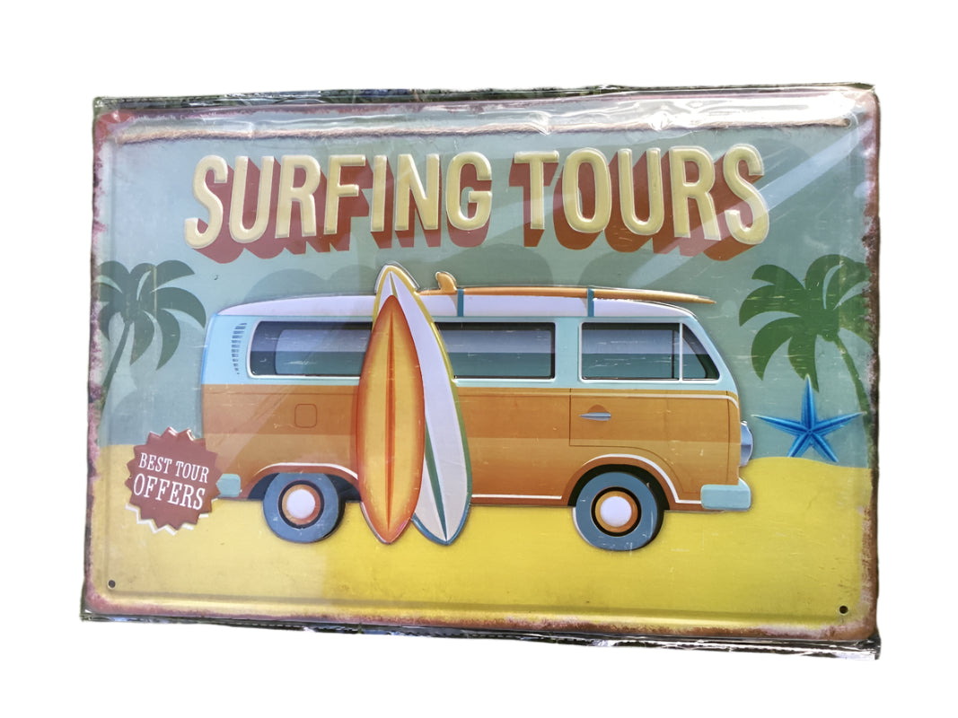 VW Kombi Tin Signs Size: 30 cm x 20 cm-Hand Picked Imports