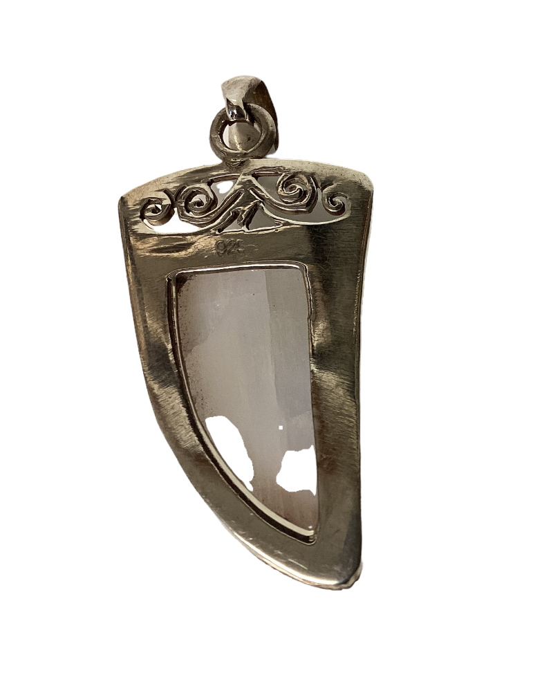 Sterling Silver Moon Stone Pendant-Hand Picked Imports