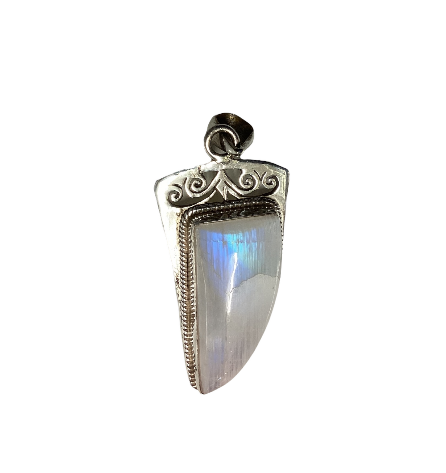 Sterling Silver Moon Stone Pendant-Hand Picked Imports