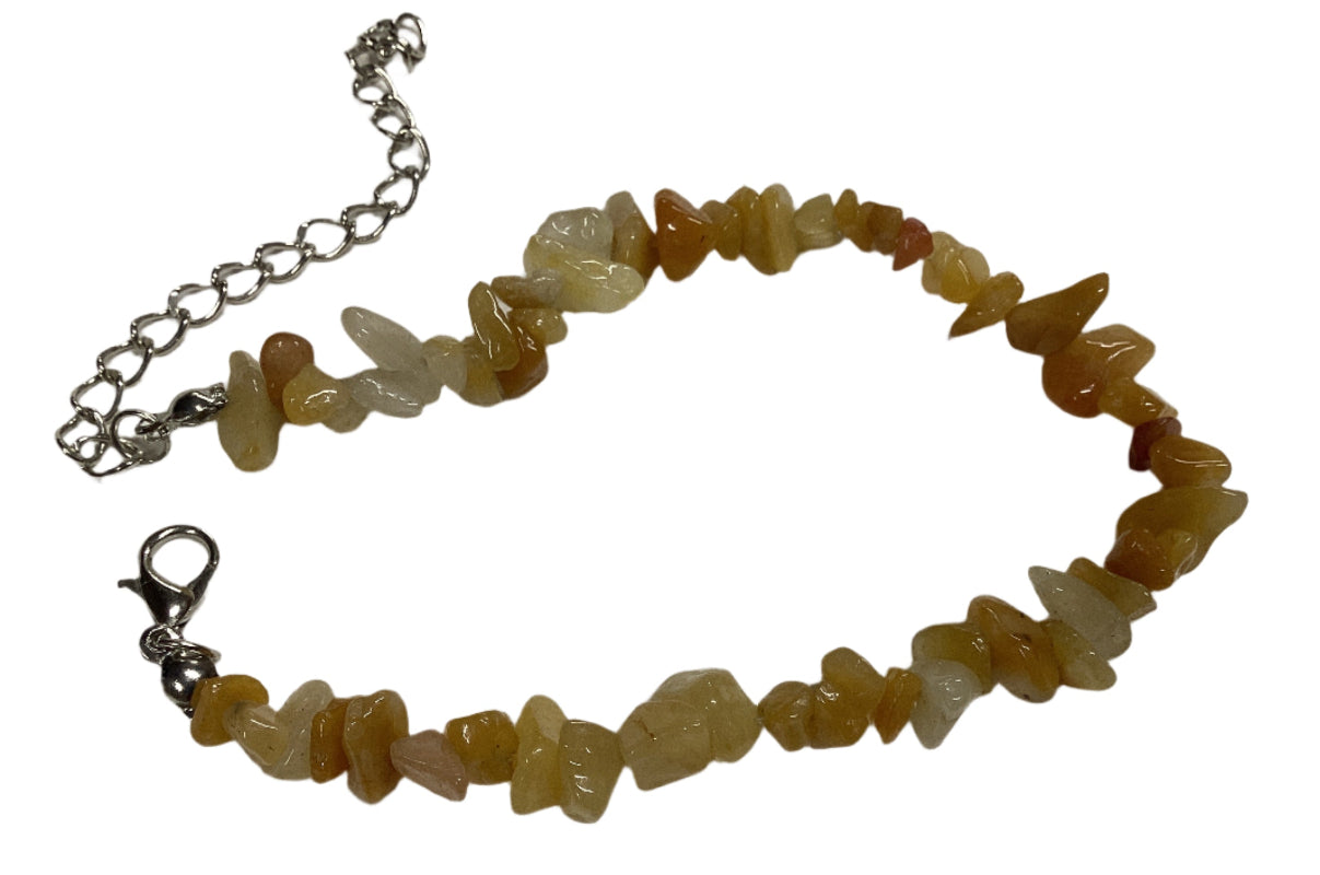 Adjustable Crystal Chip Anklets-Hand Picked Imports