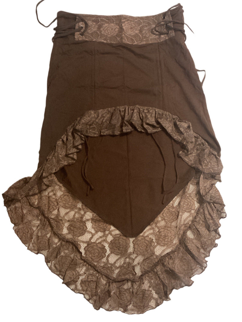 Ladies Festival Doof BoHo Cotton and Lace Pixie Skirts and Tops.-Hand Picked Imports