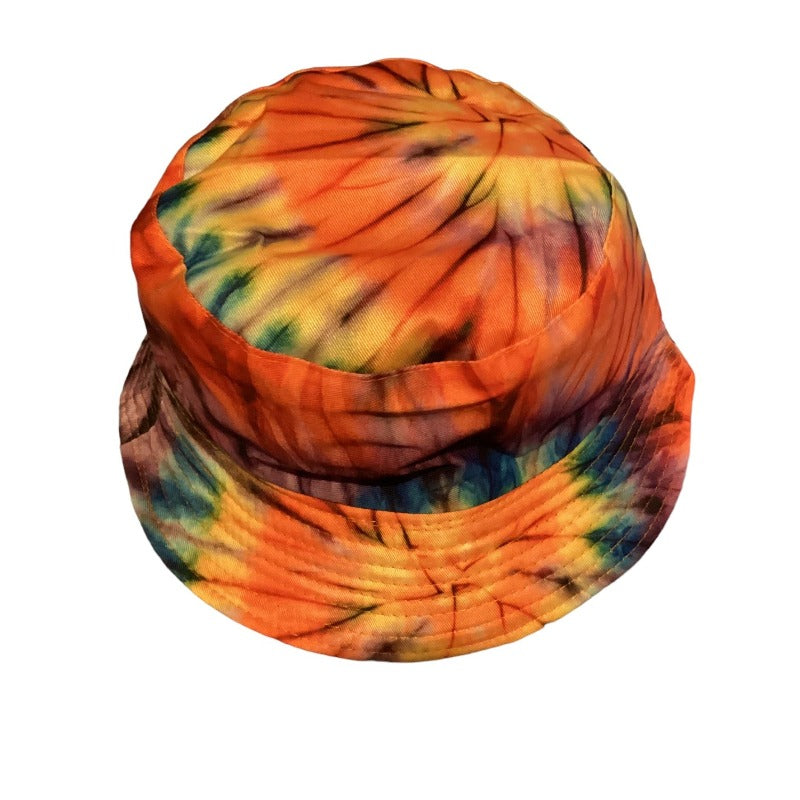 Funky Unisex Reversible Cotton Printed Tie Dye Festival Bucket Hat-Hand Picked Imports