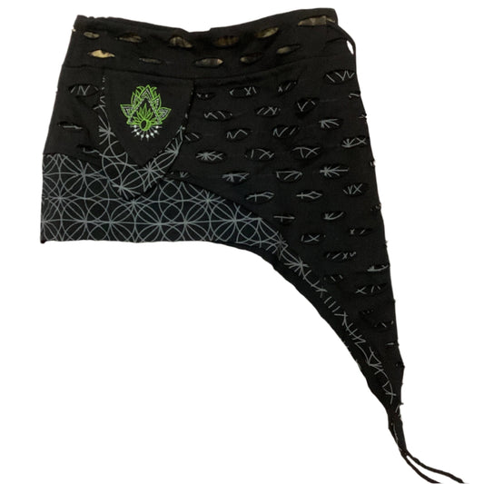 Ladies Festival Hippie Doof Elastic BoHo Pixie skirt-Hand Picked Imports