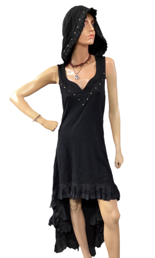Ladies Lace Boho Festival Dress with Hood Size 12 to 16-Hand Picked Imports