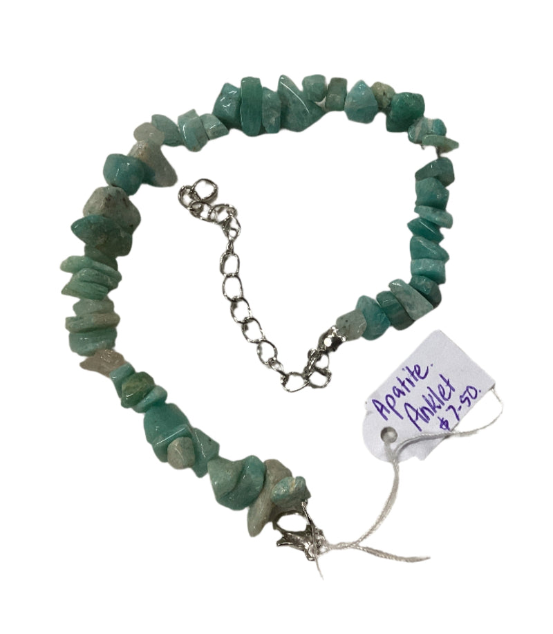 Adjustable Crystal Chip Anklets-Hand Picked Imports