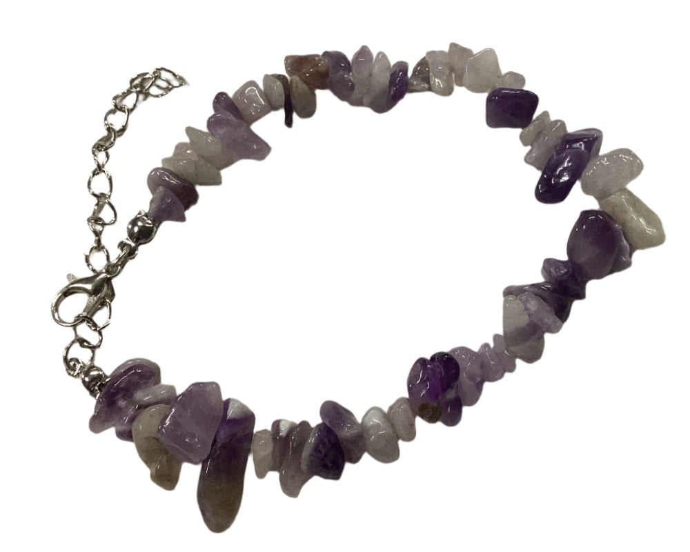 Adjustable Crystal Chip Anklets-Hand Picked Imports