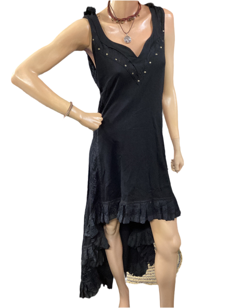 Ladies Lace Boho Festival Dress with Hood Size 12 to 16-Hand Picked Imports
