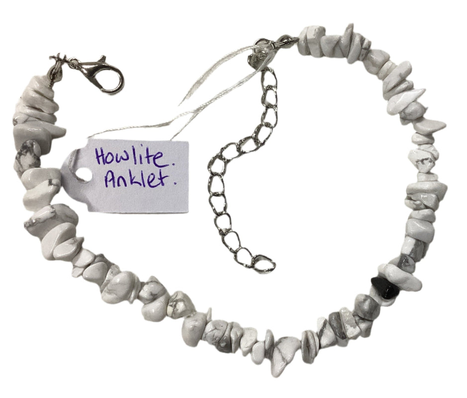 Adjustable Crystal Chip Anklets-Hand Picked Imports