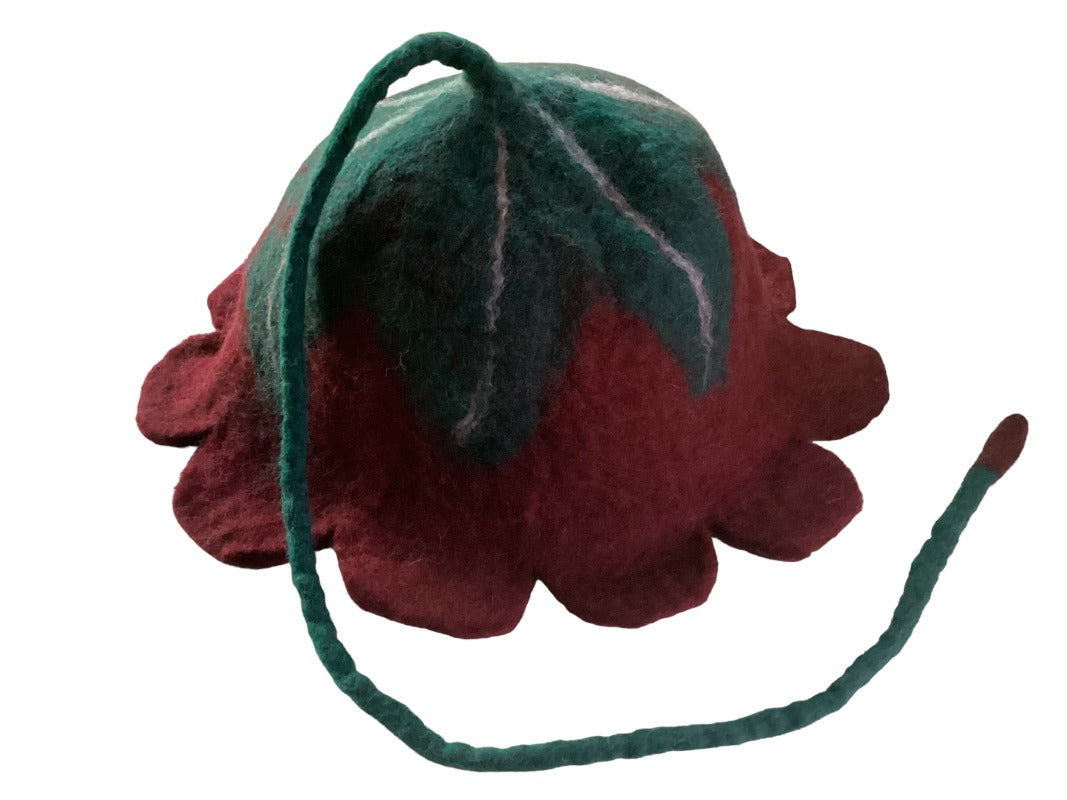 Adult Felt Festival Party Flower Hat-Hand Picked Imports