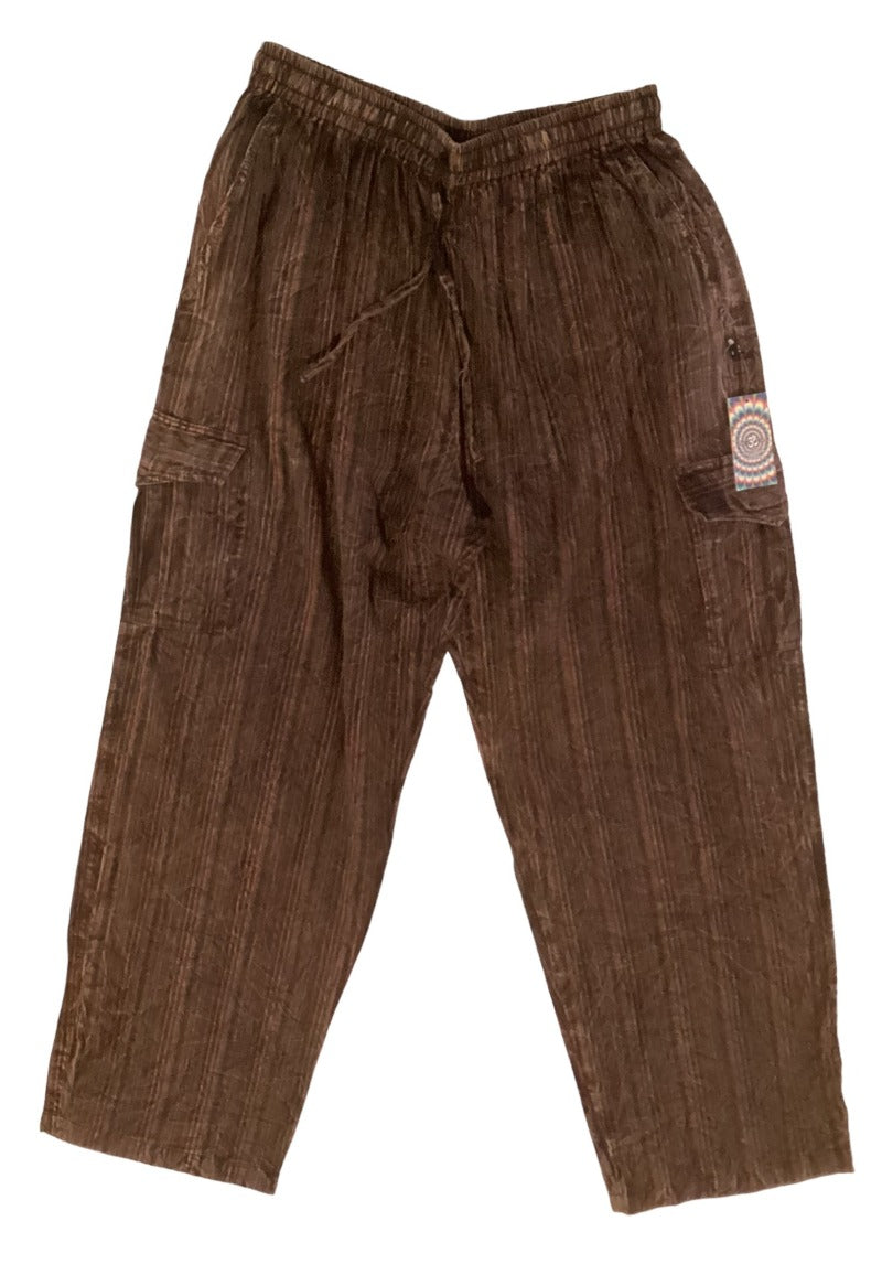 Men's/ Unisex Cotton Cargo Pants - Made in India-Hand Picked Imports