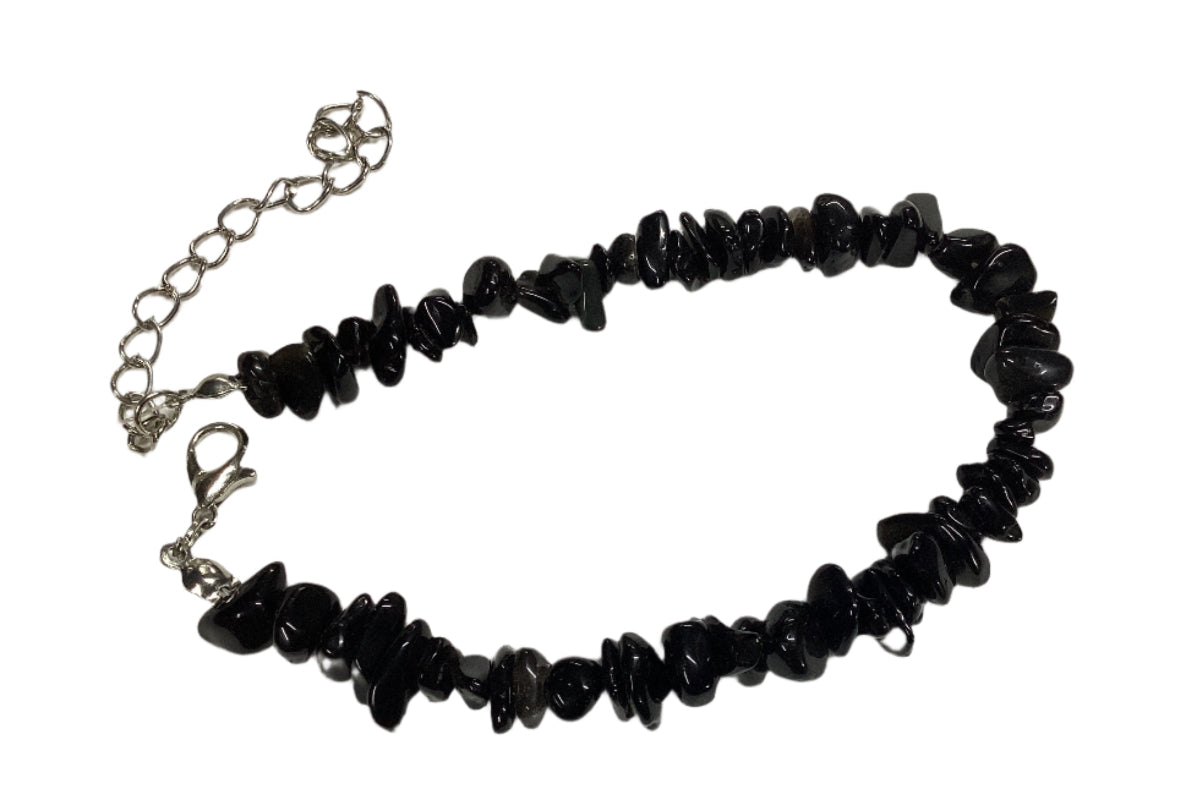 Adjustable Crystal Chip Anklets-Hand Picked Imports
