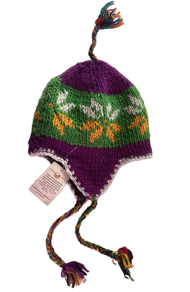 Unisex Nepalese Hand Knitted Woollen Beanie-Hand Picked Imports