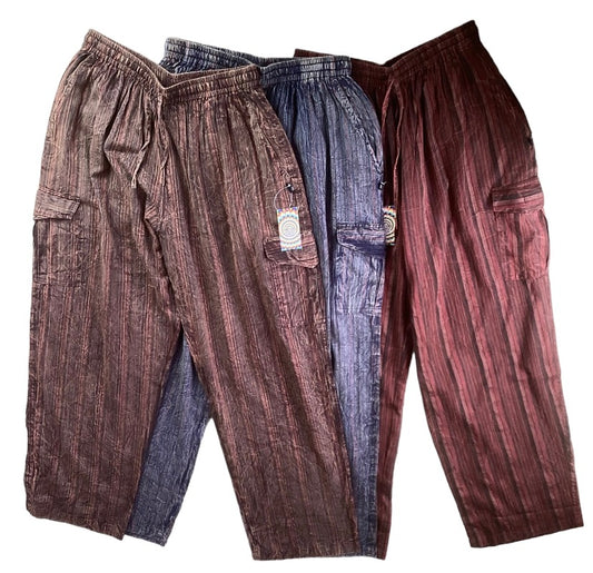 Men's/ Unisex Cotton Cargo Pants - Made in India-Hand Picked Imports