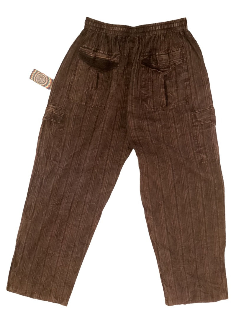 Men's/ Unisex Cotton Cargo Pants - Made in India-Hand Picked Imports