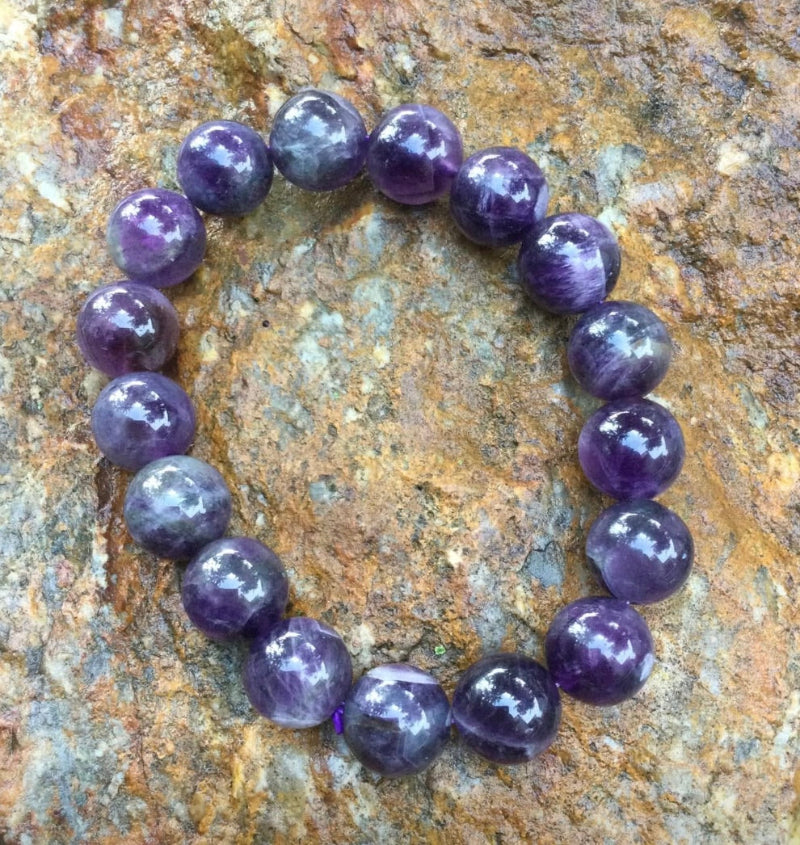 Semi-precious Amethyst Crystal Bracelet-Hand Picked Imports