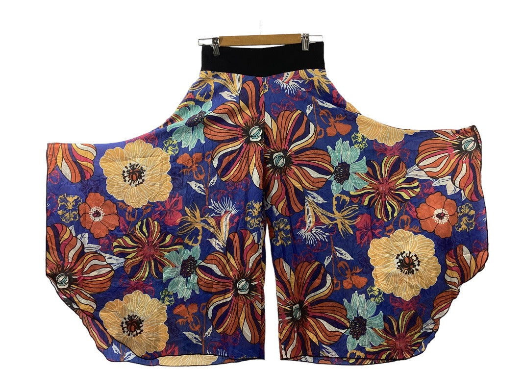 Ladies Cotton Floral Pants Size: Medium-Hand Picked Imports