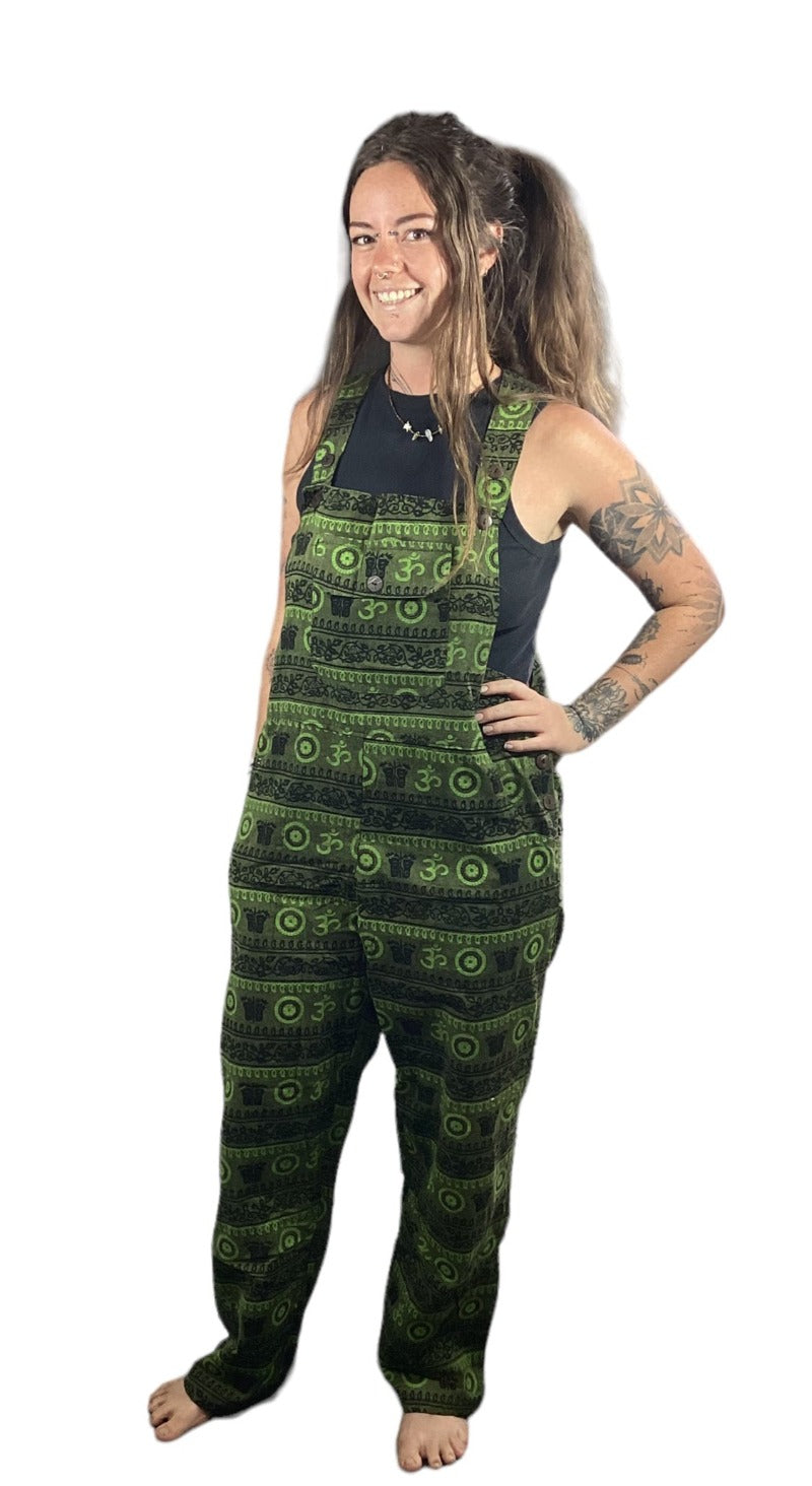 OM Straight Leg Overalls from Nepal-Hand Picked Imports