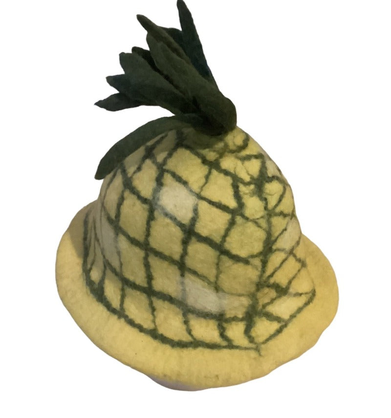Adult Pineapple Felt Party Hat Handmade in Nepal-Hand Picked Imports