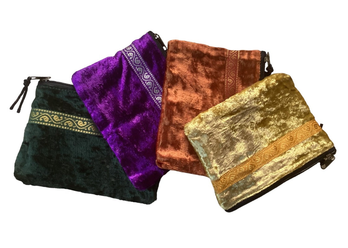 Velvet Coin Purse-Hand Picked Imports