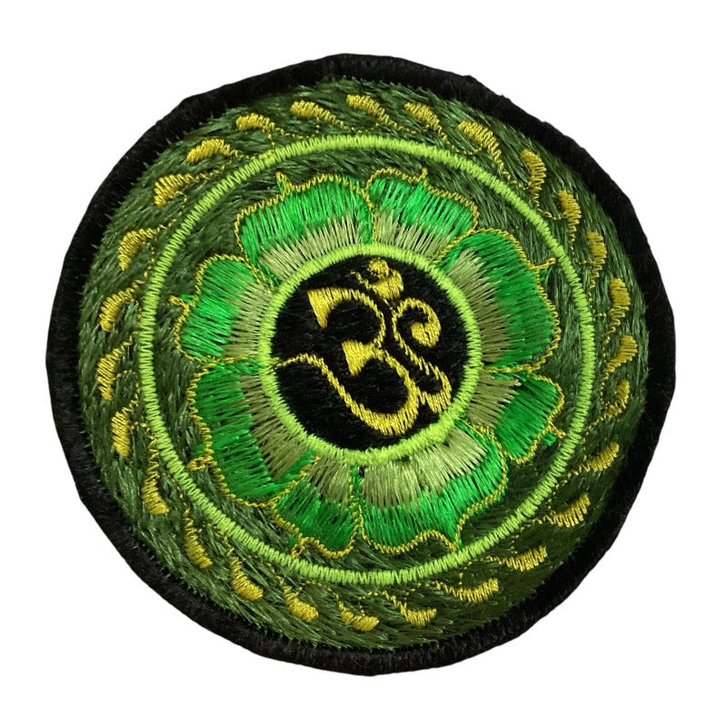 Sew on OM Hippie BoHo Festival Patches Made in Nepal-Hand Picked Imports